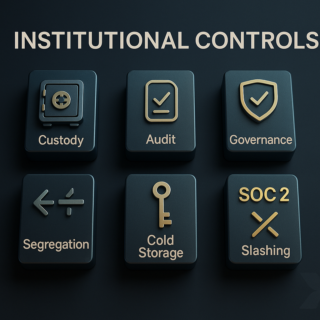Xarva security and institutional controls visual